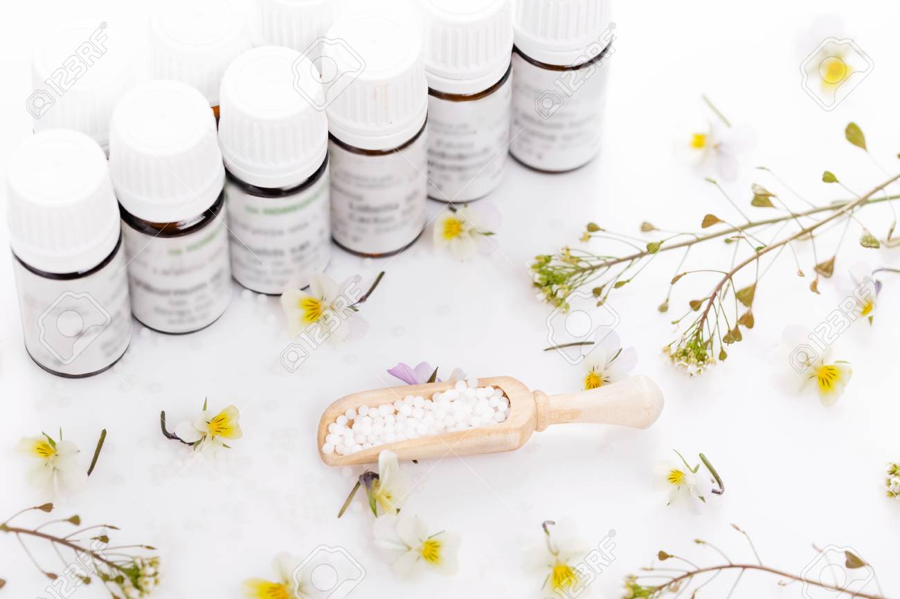 Homeopathy - A homeopathy concept with homeopathic medicine - 123399163 Homeopathy - A homeopathy concept with homeopathic medicine - 123399163