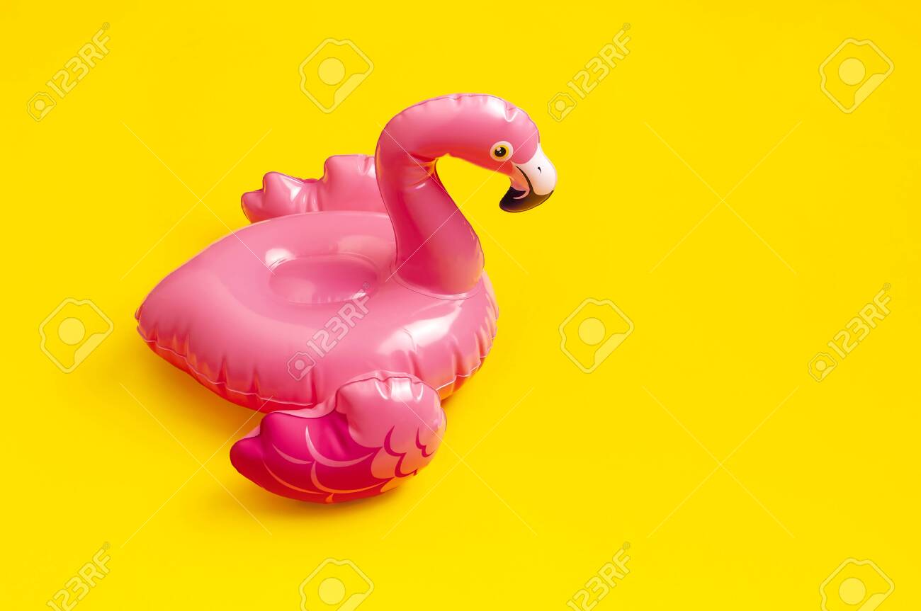 mini flamingo float
