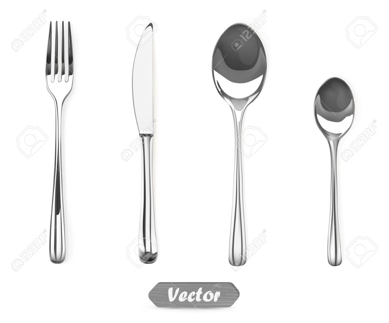 6 Pack Stainless Steel Kitchen Spoons Kitchenware Dinner Table spoons set