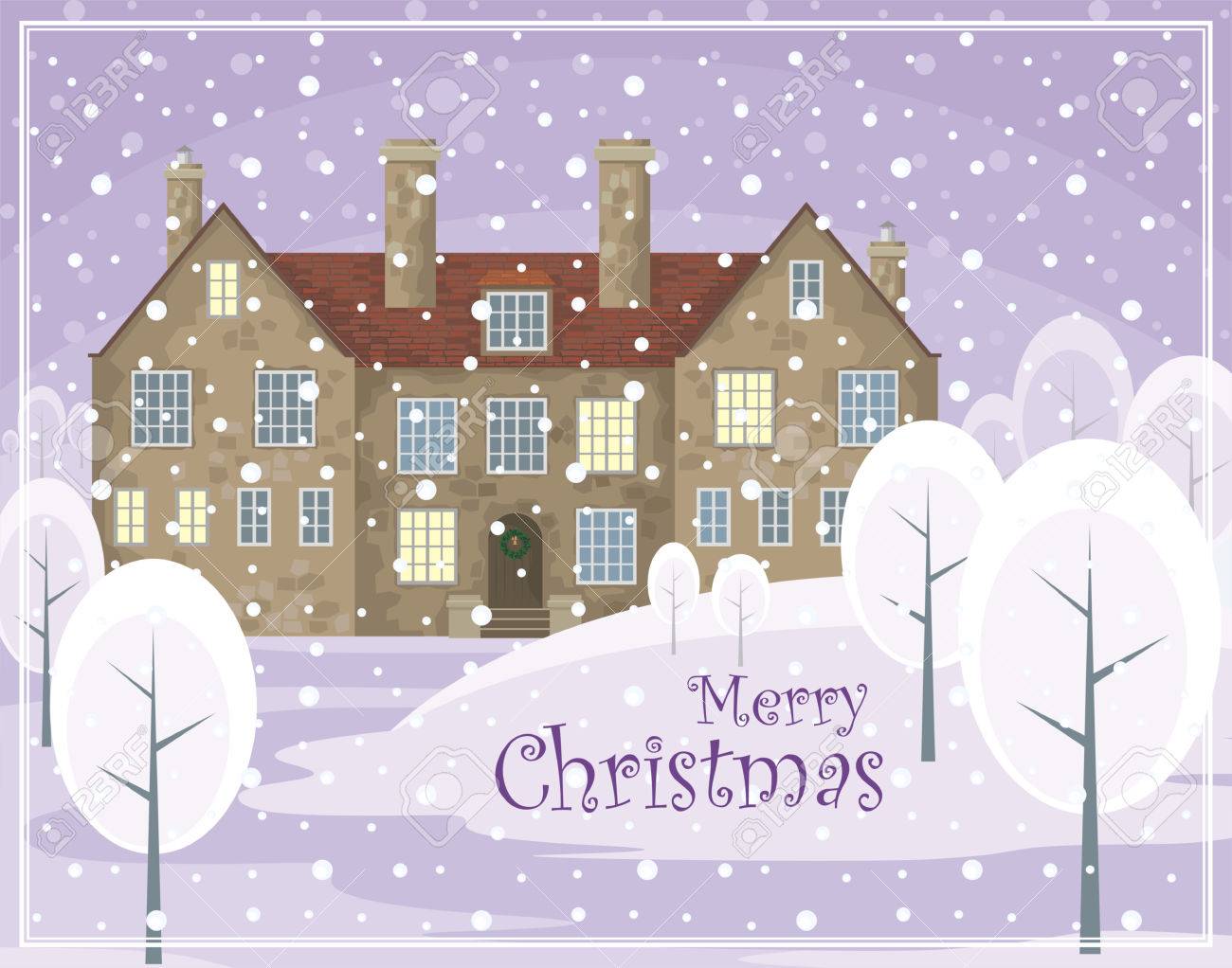 Carte De Voeux De Noel Image D Une Vieille Maison Anglaise Sur Un Fond D Un Paysage D Hiver Vector Illustration Clip Art Libres De Droits Vecteurs Et Illustration Image Carte De Voeux De Noel Image D Une Vieille Maison Anglaise Sur Un Fond D Un Paysage D Hiver Vector Illustration Clip Art Libres De Droits Vecteurs Et Illustration Image