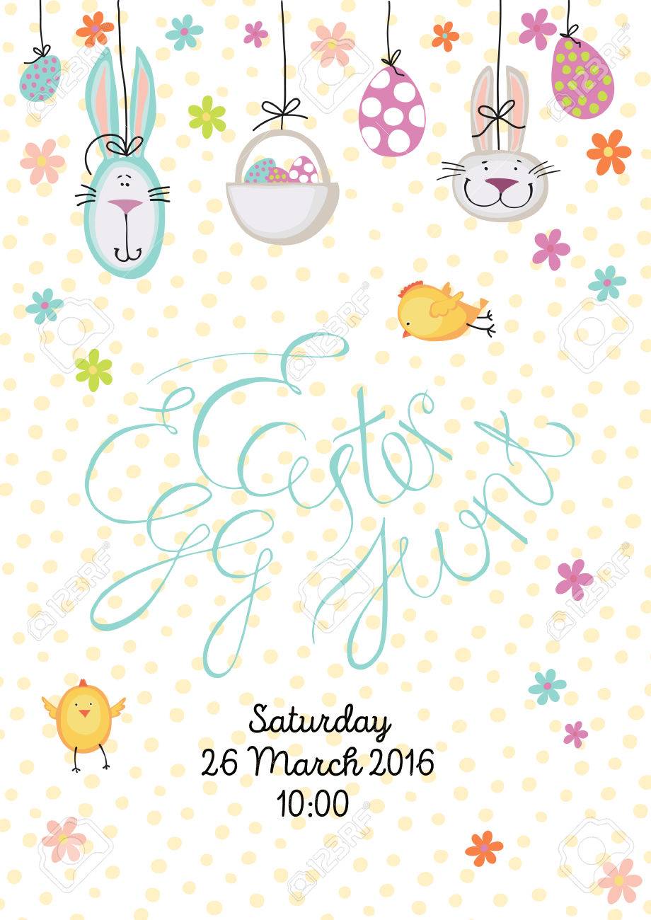 easter egg hunt poster