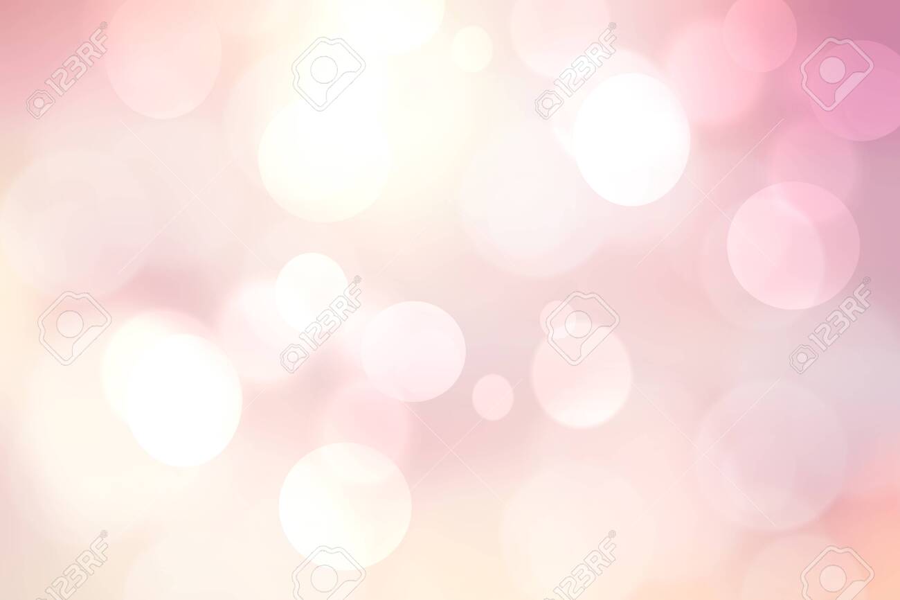 Abstract Blurred Vivid Spring Summer Light Delicate Pastel Pink