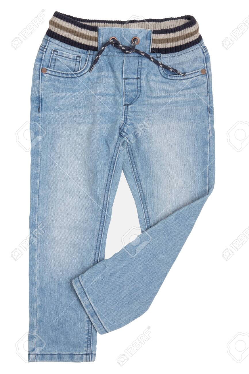 trendy blue jeans