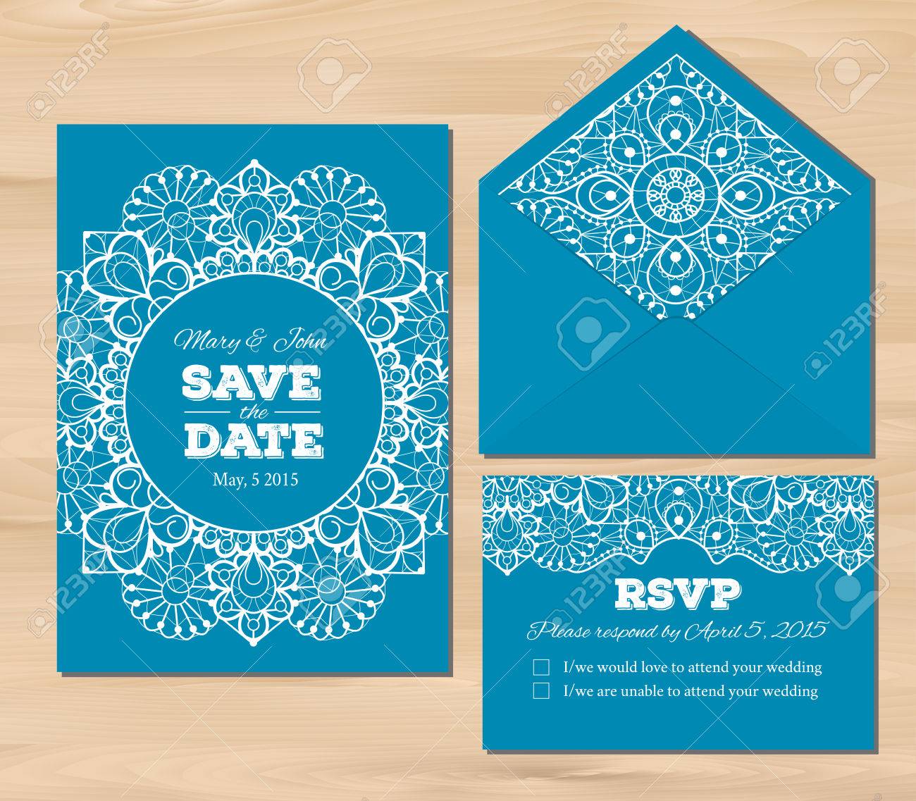 rsvp envelope template