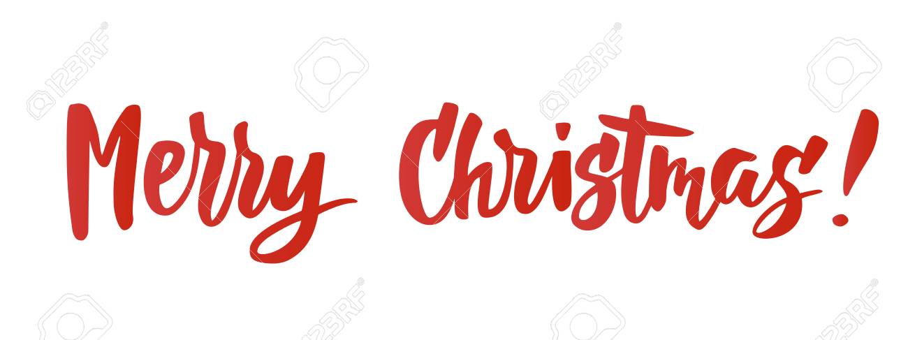 merry christmas card hand drawn lettering great for gift tags card gift tags