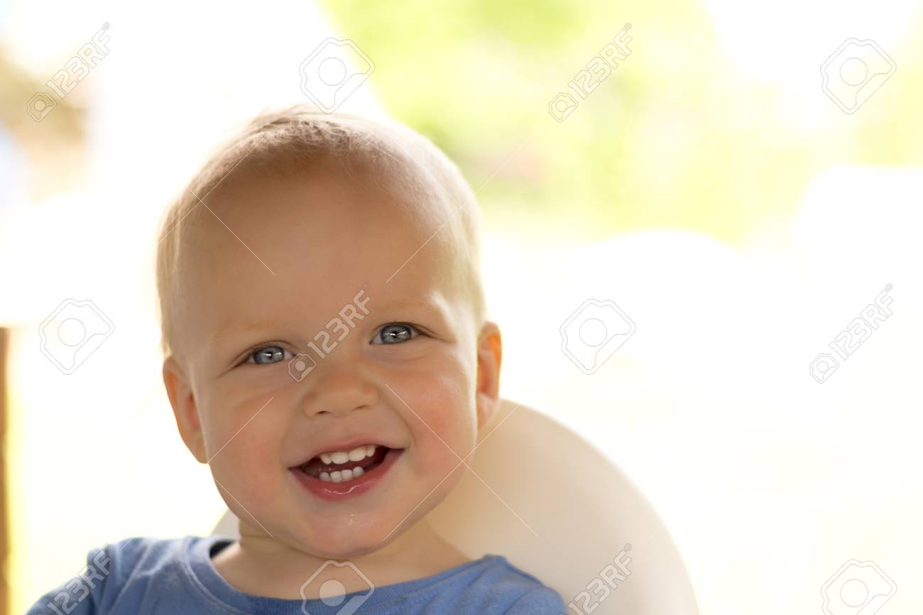 Cute Smiling Baby Boy With 8 Teeth Looking At Camera Stock Photo, Picture  and Royalty Free Image. Image 80389002., image size:1300x866