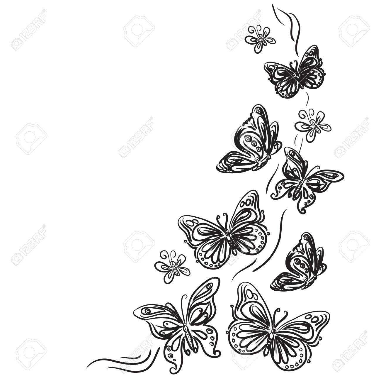 Butterfly Design Sketch Vector Illustration Royalty Free Cliparts Vectors And Stock Illustration Image Butterfly Design Sketch Vector Illustration Royalty Free Cliparts Vectors And Stock Illustration Image