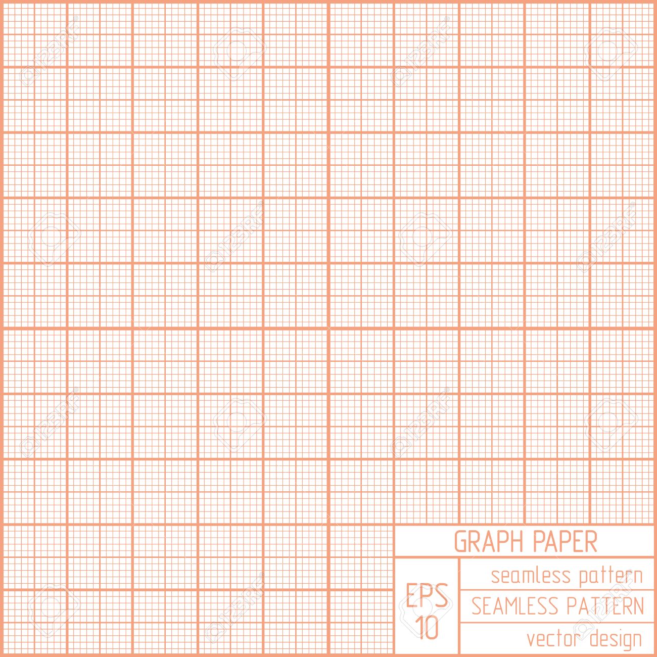graph paper seamless pattern real scale illustration royalty free