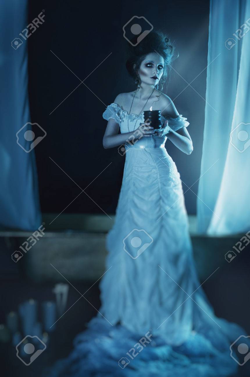 ghost white dress