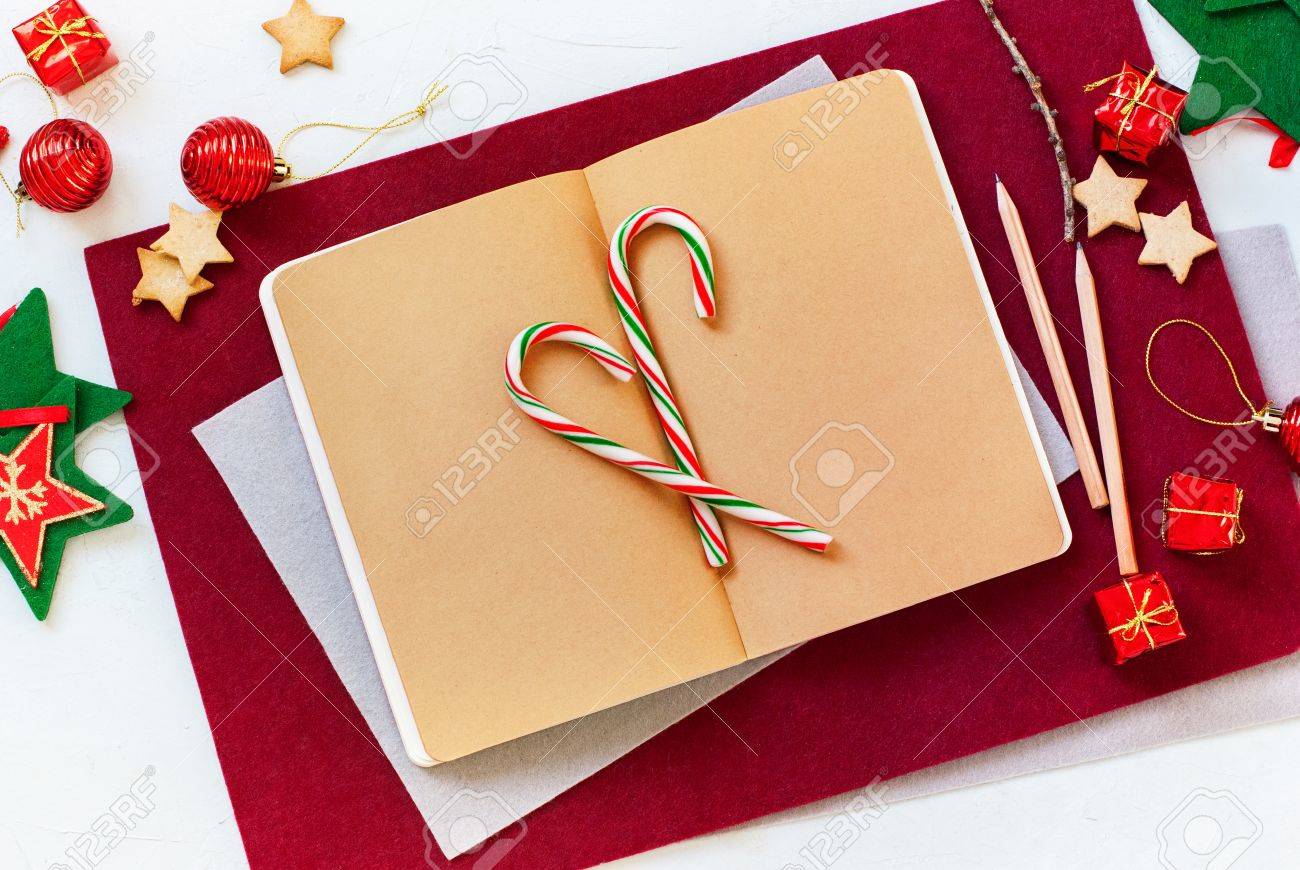 merry christmas card candy cane on book for message cookies red candy cane christmas cards