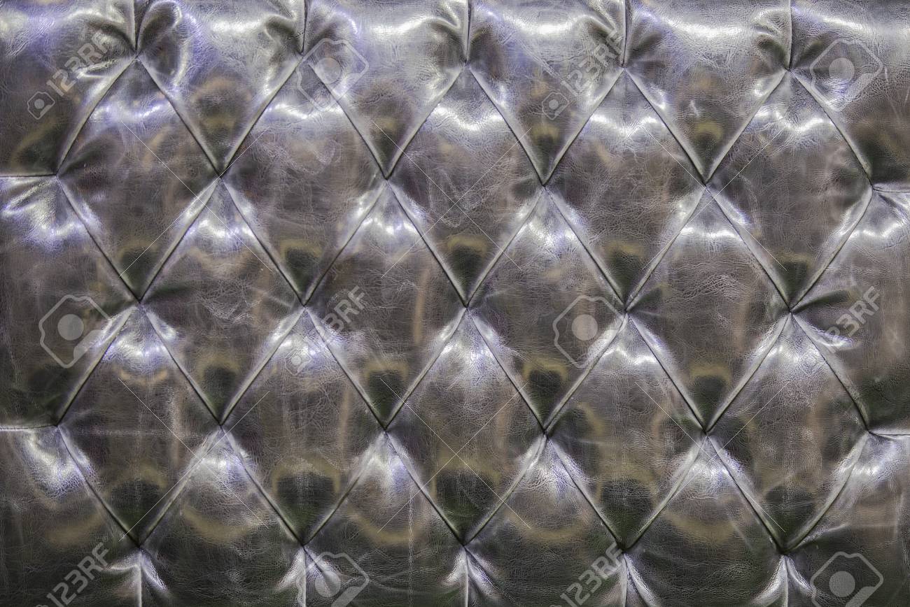 Leather Sofa Texture Background He Black Gray Quilted Leather Sofa Texture Background He Black Gray Quilted Pattern Stock Photo