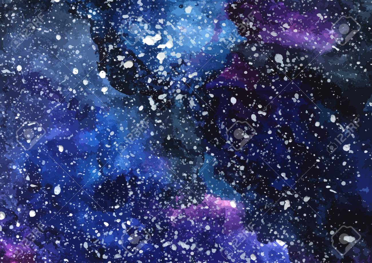 額入り水彩画 星空のシーソー 1138 無料配達 額入り水彩画 星空