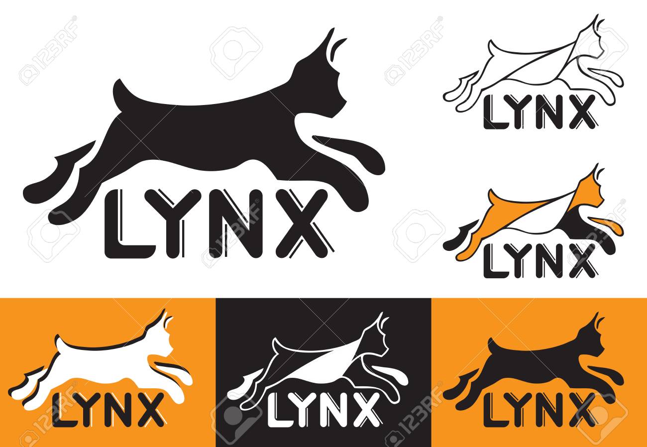 illustration on different backgrounds silhouette of a running