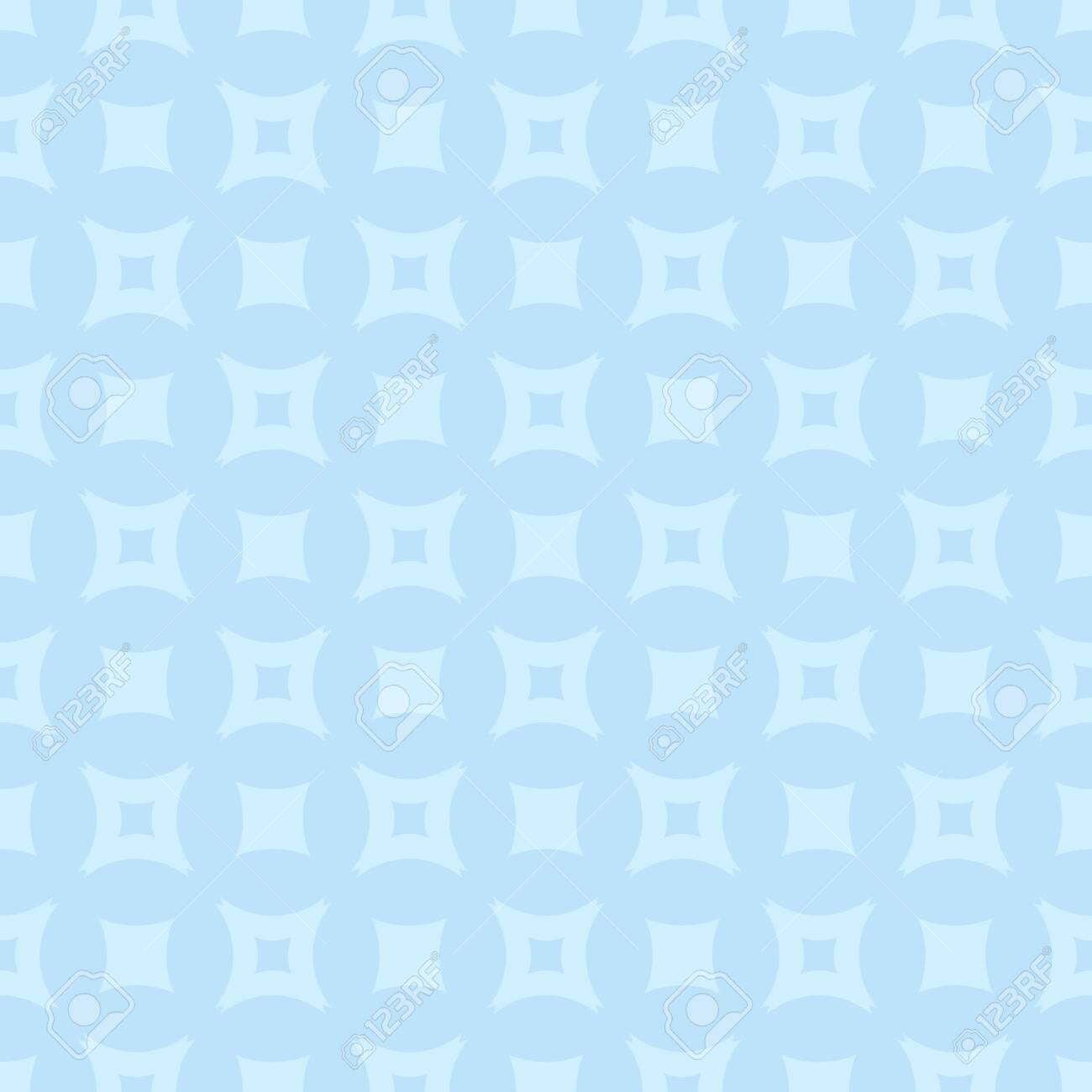 Cute Vector Geometric Pattern With Circles And Squares Simple