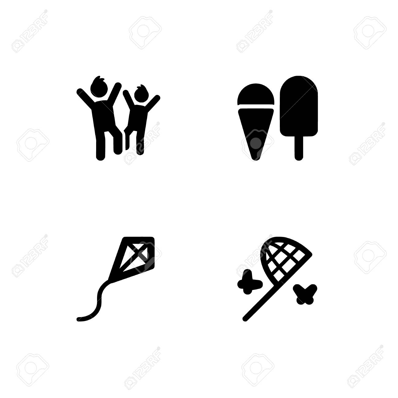 childhood kids children set