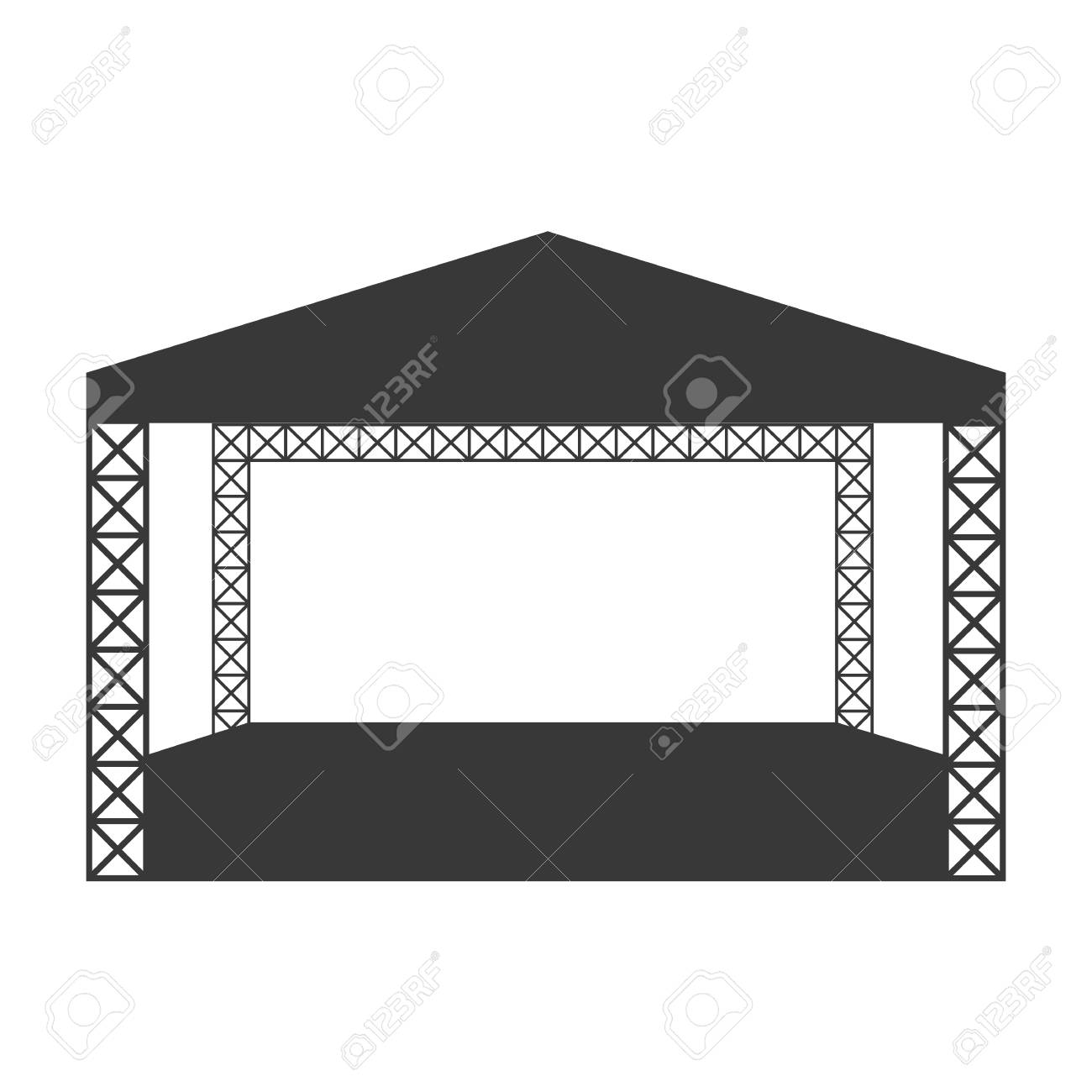 outdoor rock concert or