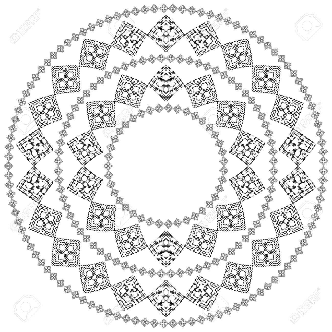 Black Mandala For Coloring. Mandala Vector Coloring Page. Mandala ... Black Mandala For Coloring. Mandala Vector Coloring Page. Mandala ...