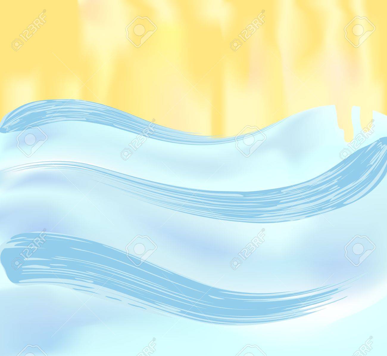 Summer Watercolor Background Royalty Free Cliparts Vectors And Stock Illustration Image
