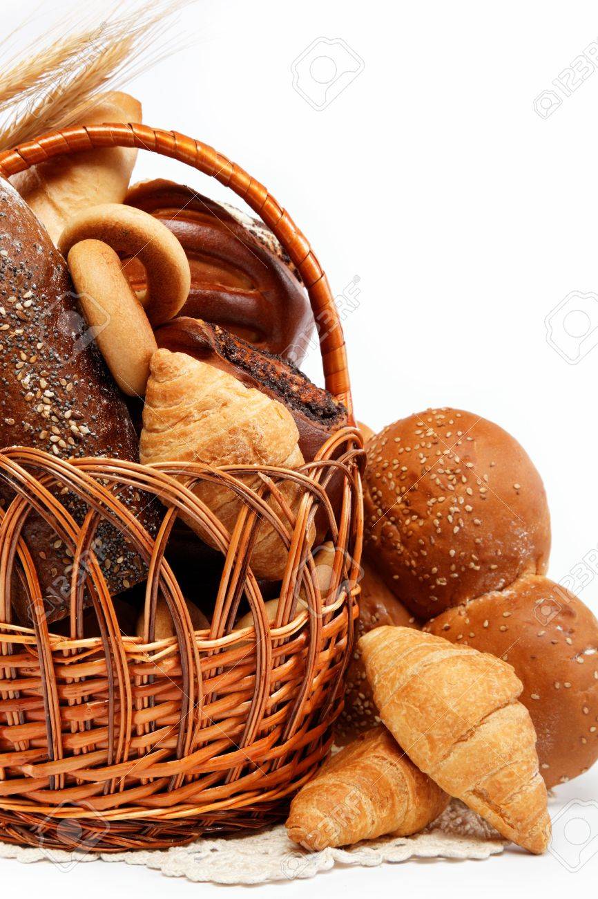 large variety of bread, still life isolate on white background - 15167537 large variety of bread, still life isolate on white background - 15167537