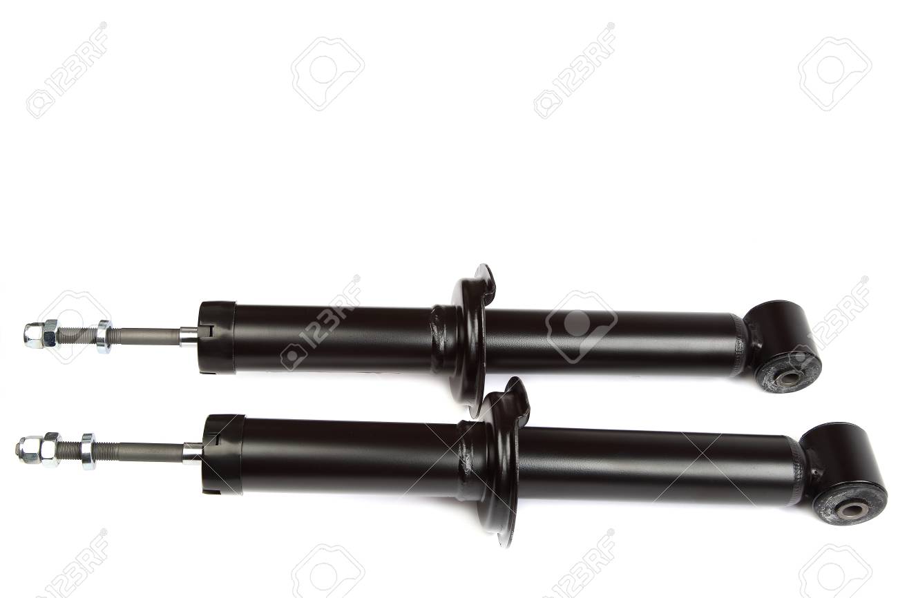 Car shock absorber isolated on white background. - 42490285 Car shock absorber isolated on white background. - 42490285