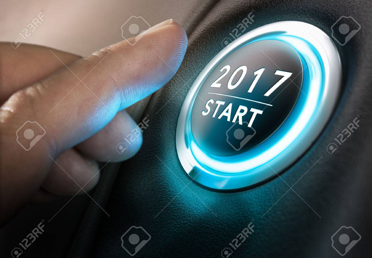 Hand about to press a start button 2017. Concept of new year, two thousand seventeen. Composite between photography and: has a 3D background. horizontal Image - 67643322 Hand about to press a start button 2017. Concept of new year, two thousand seventeen. Composite between photography and: has a 3D background. horizontal Image - 67643322