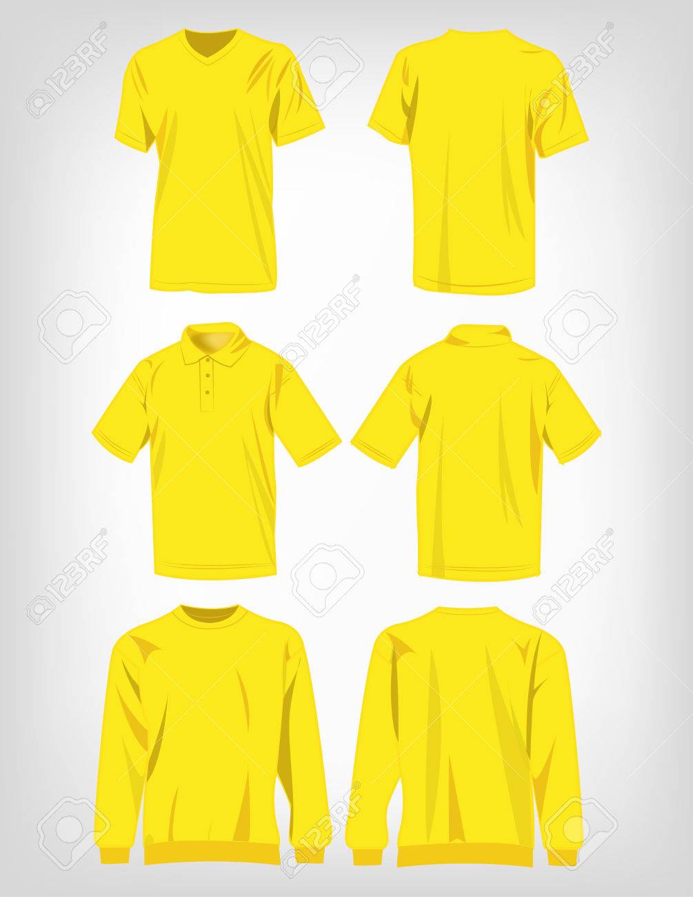 camisa amarilla polo