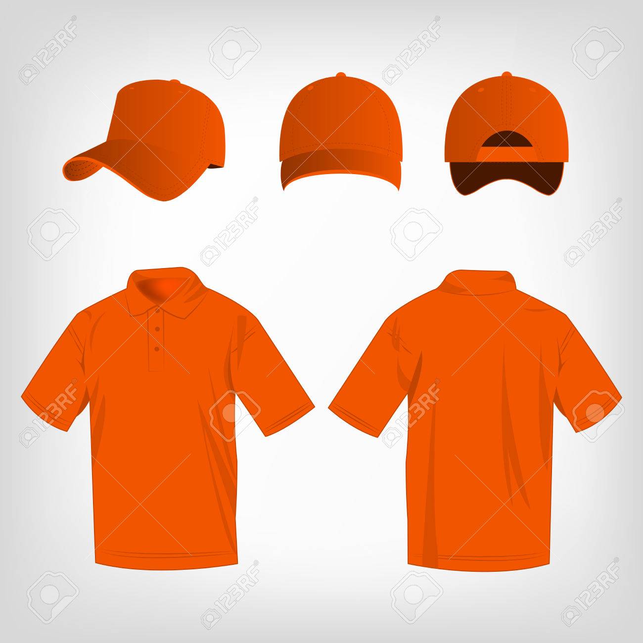 orange polo hat