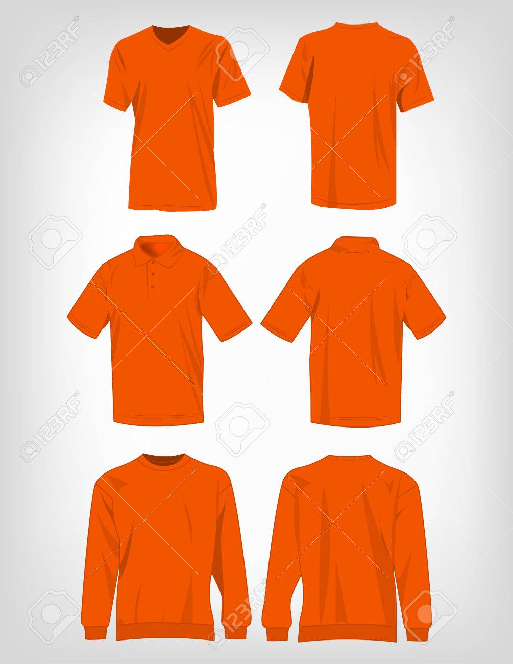 camiseta deportiva naranja