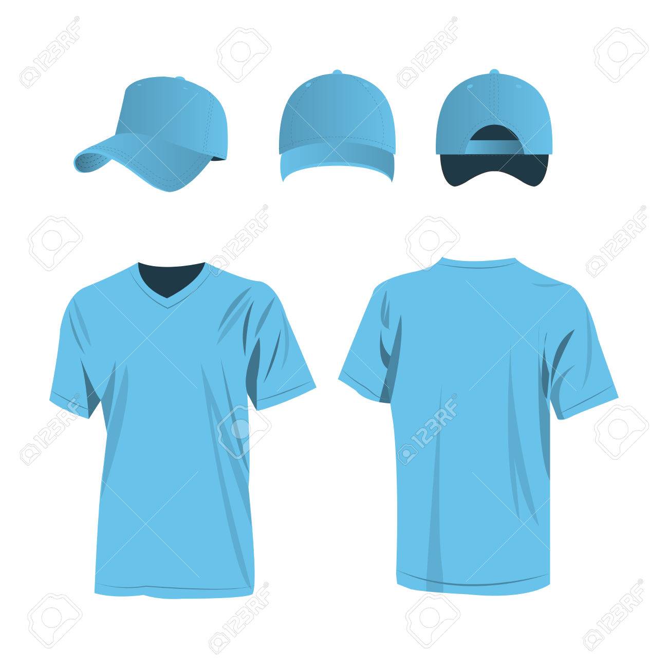 camisetas azules deportivas