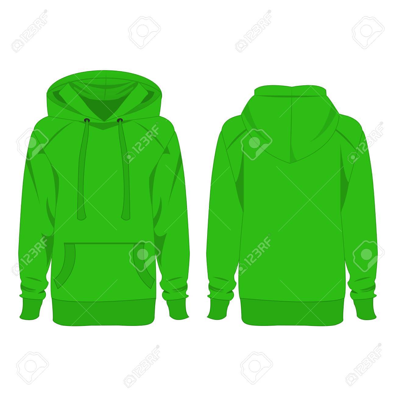 light green hoodie