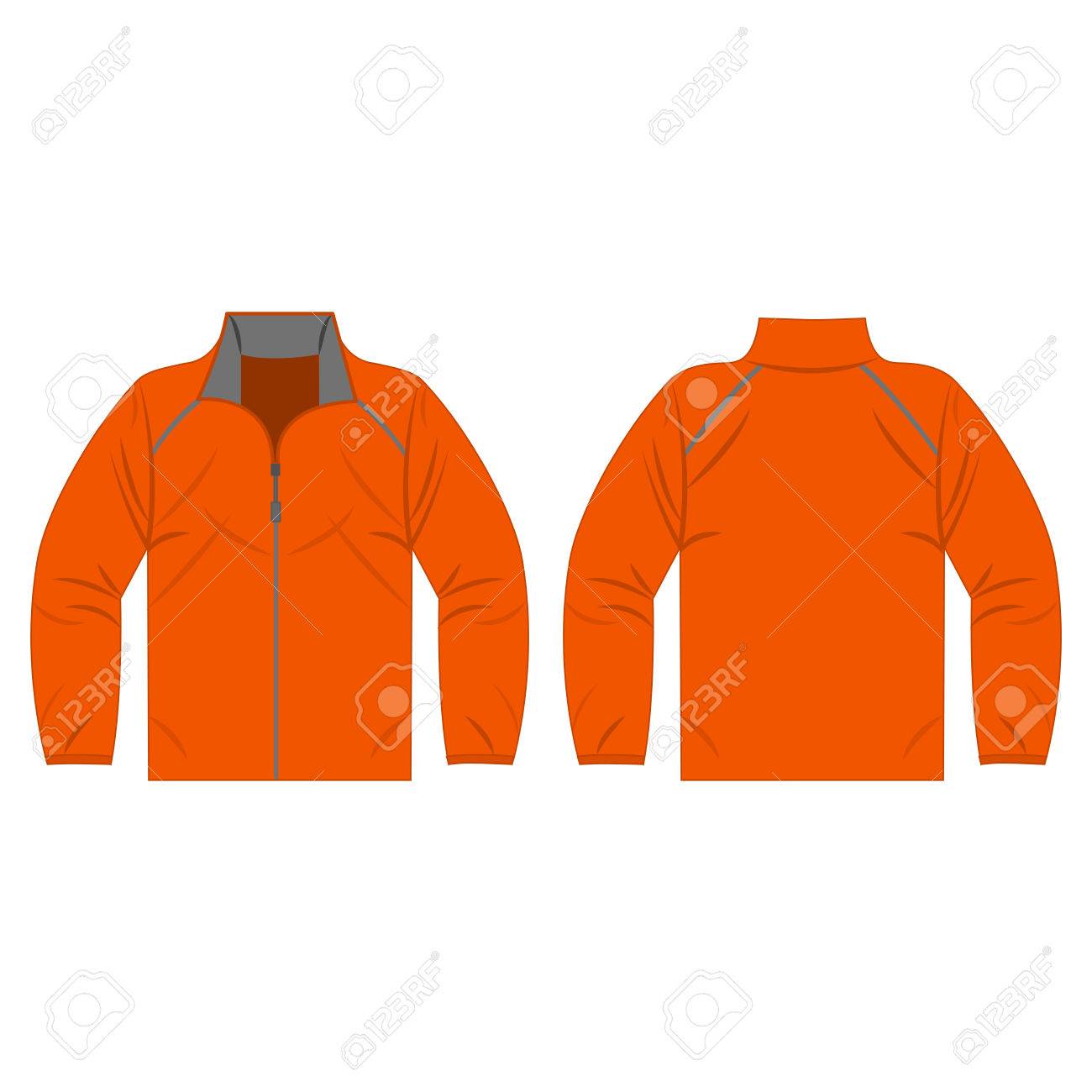 orange spring jacket