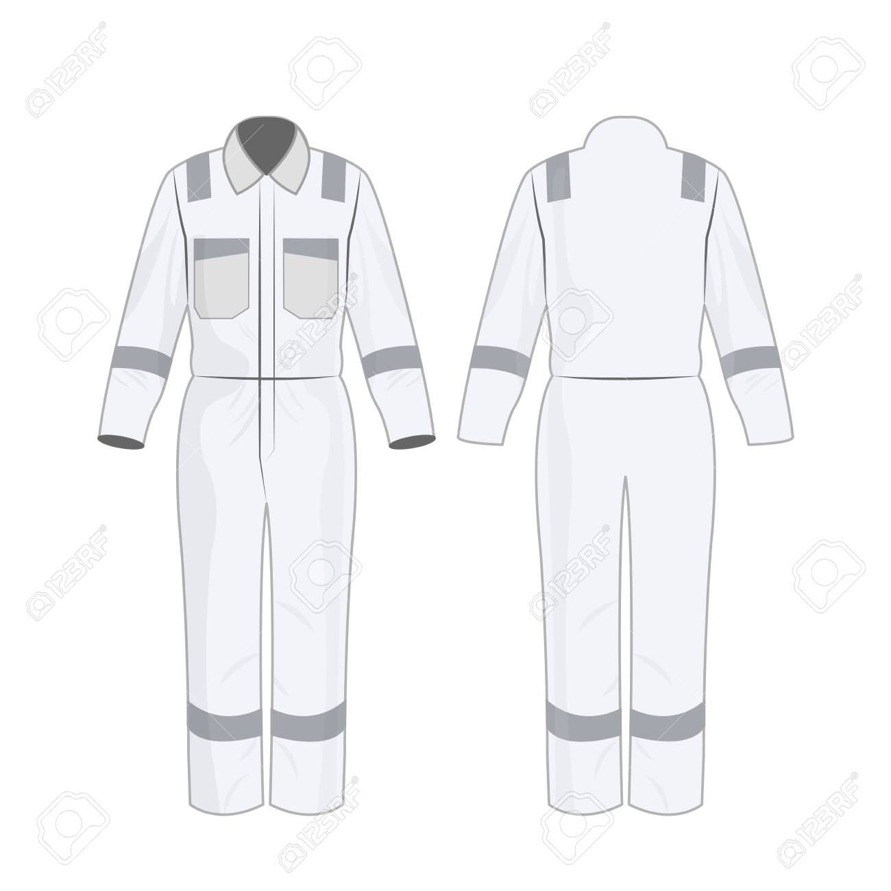 white work overalls