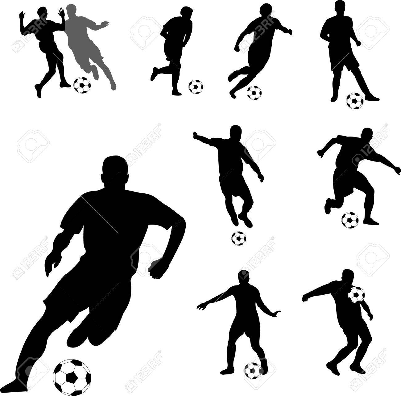 Silhouette Of Soccer Players Royalty Free Cliparts Vectors And Stock Illustration Image Silhouette Of Soccer Players Royalty Free Cliparts Vectors And Stock Illustration Image
