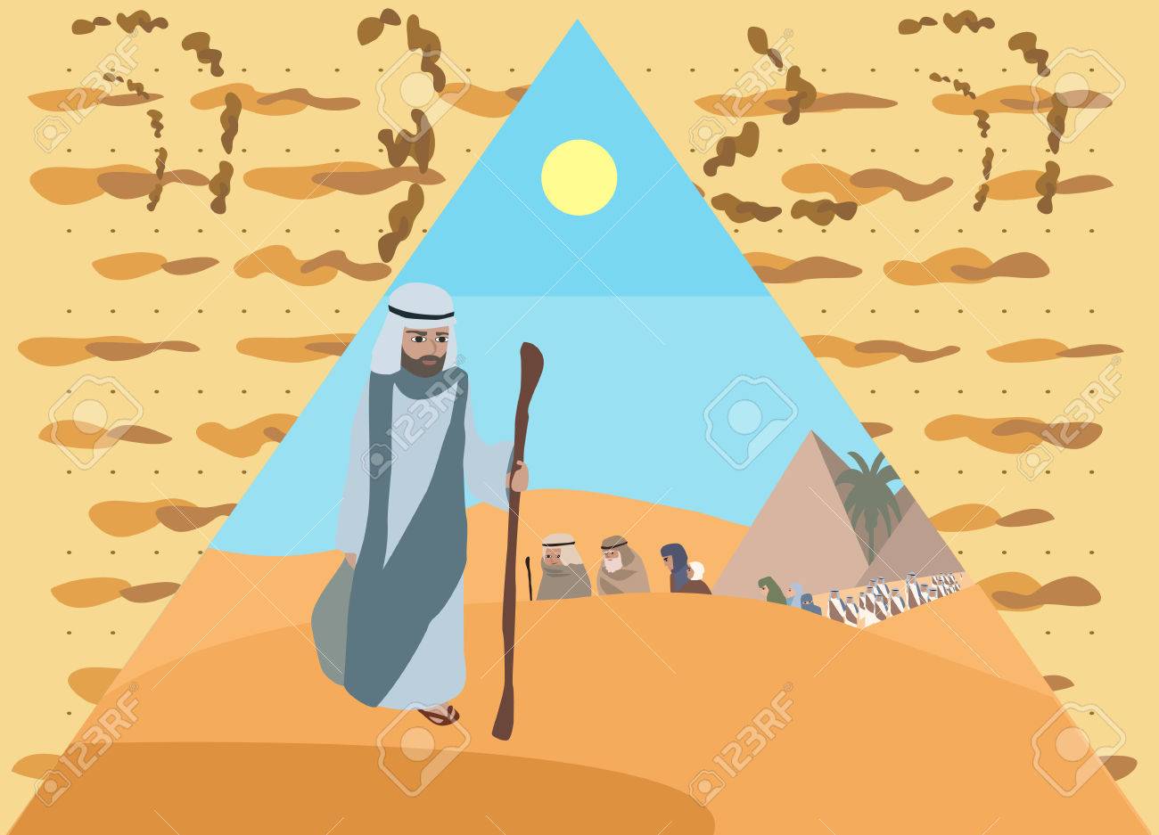 過越祭 Haggadah マツ背景と出エジプト記のイラスト のイラスト素材 ベクタ Image