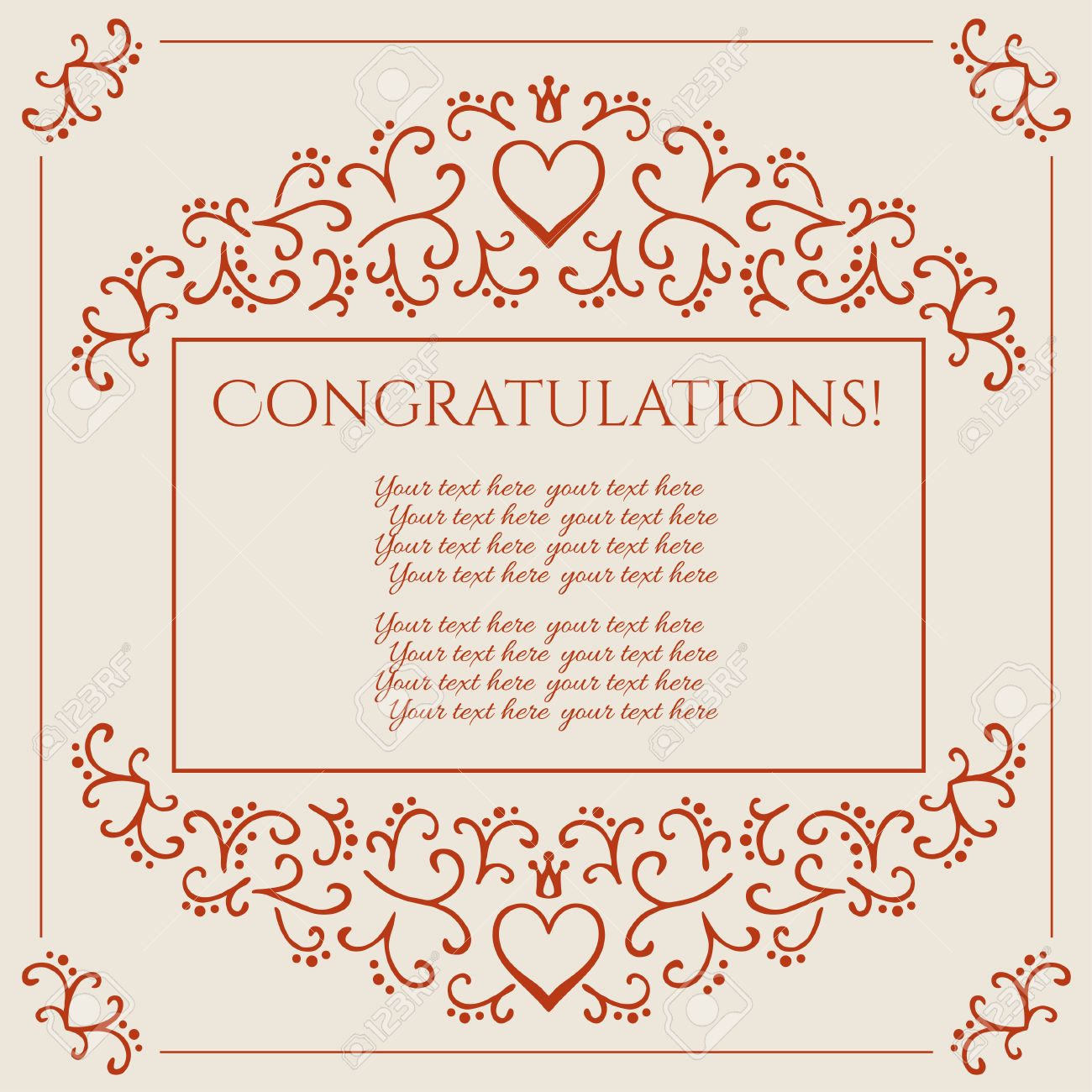 congratulation card template