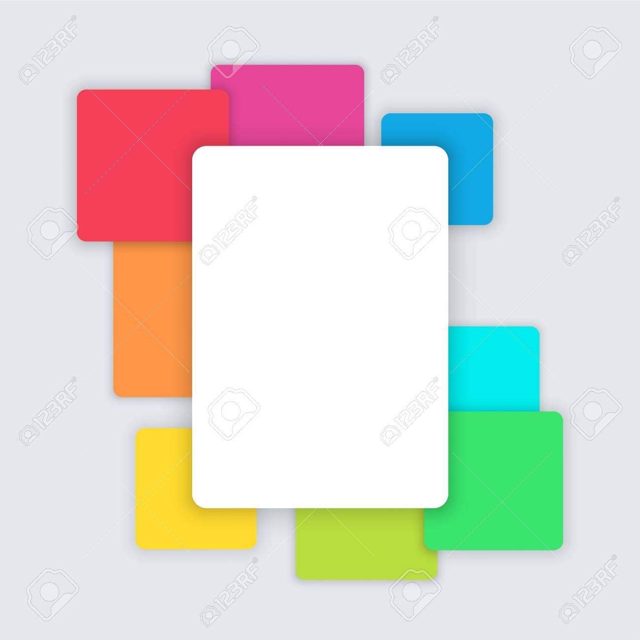 vector simple background text box page template d royalty free simple page template