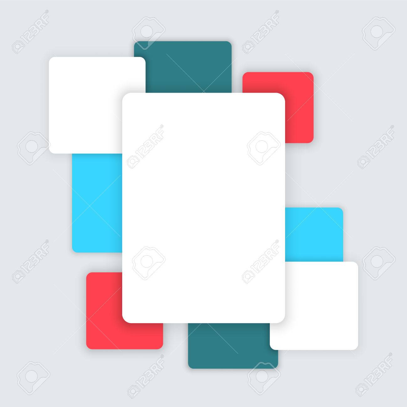 vector simple background text box page template c royalty free