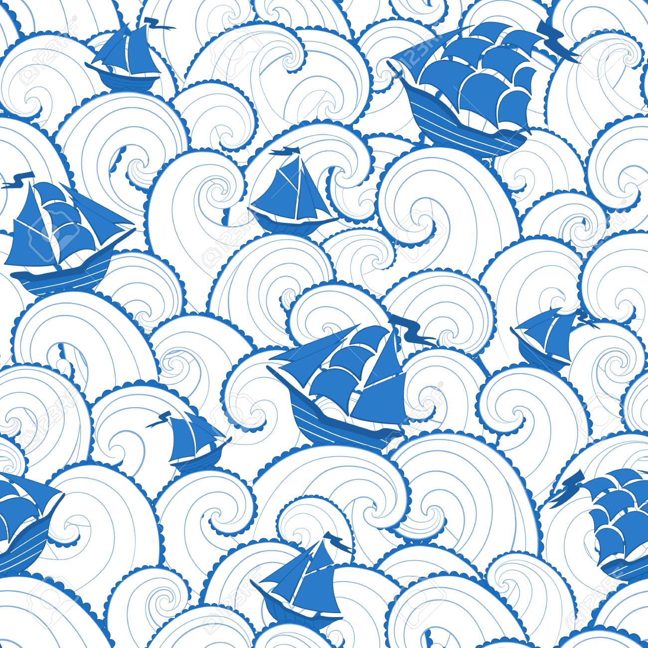 waves blue