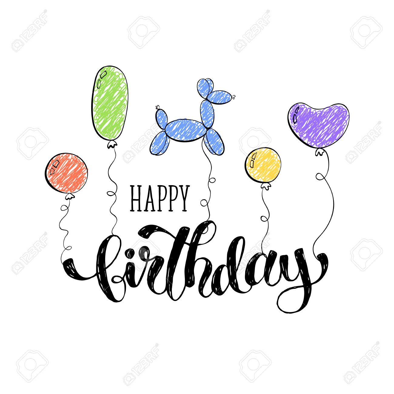 Joyeux Anniversaire Carte De Voeux Main Calligraphie Dessinee Isole Sur Fond Blanc Ballons D Anniversaire Illustration Dans Le Style De Bande Dessinee Clip Art Libres De Droits Vecteurs Et Illustration Image Joyeux Anniversaire Carte De Voeux Main Calligraphie Dessinee Isole Sur Fond Blanc Ballons D Anniversaire Illustration Dans Le Style De Bande Dessinee Clip Art Libres De Droits Vecteurs Et Illustration Image