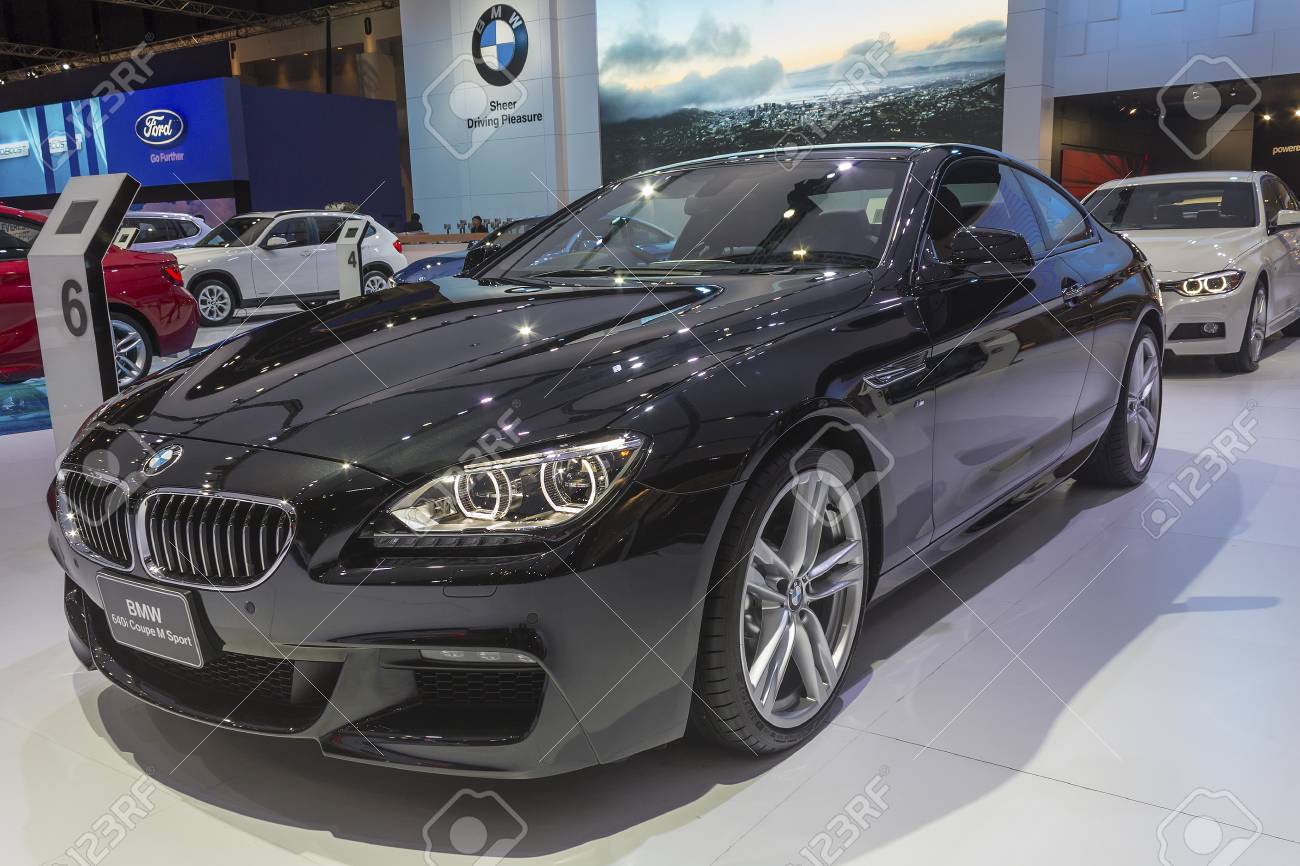 Bangkok April 2 Bmw 640i Coupe M Sport Car On Display At The Stock Photo Picture And Royalty Free Image Image 31129500