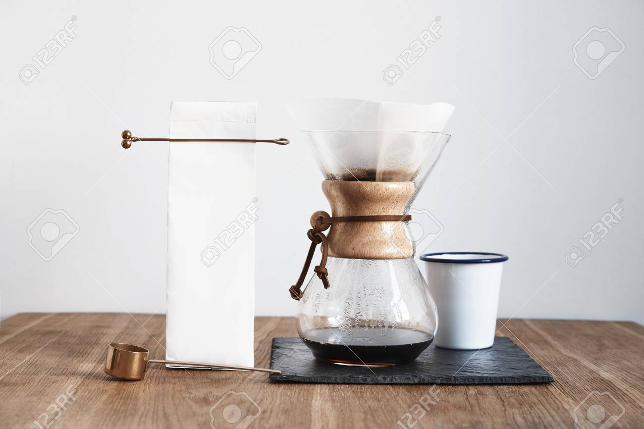 Download Fresh Coffee Alternative Brewing Sweet Brownie Cookies On Wooden Table Package Design Template Mockup Stock Photo Picture And Royalty Free Image Image 110799201
