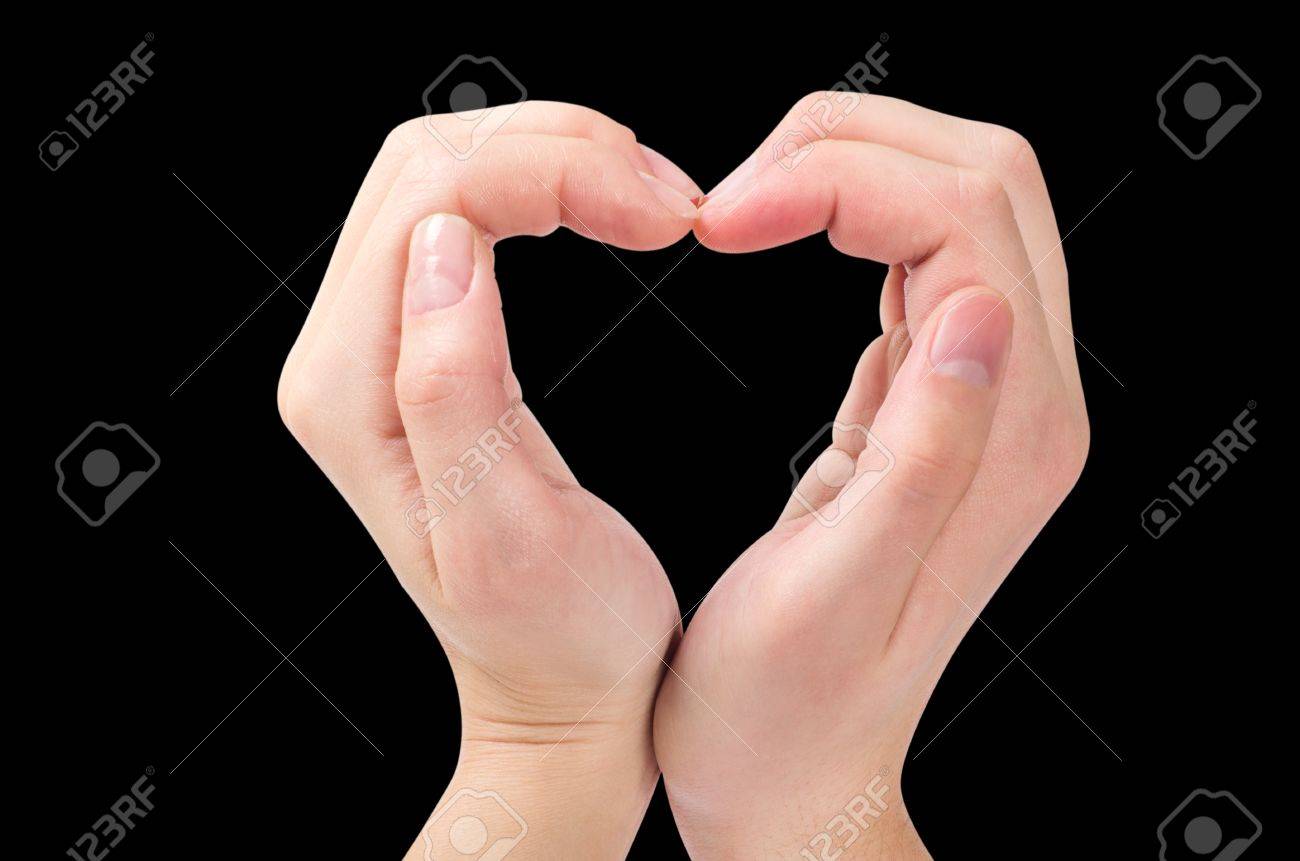 Zwei Hande Bilden Ein Herz Form Mit Den Fingern Lizenzfreie Fotos Bilder Und Stock Fotografie Image 14289574