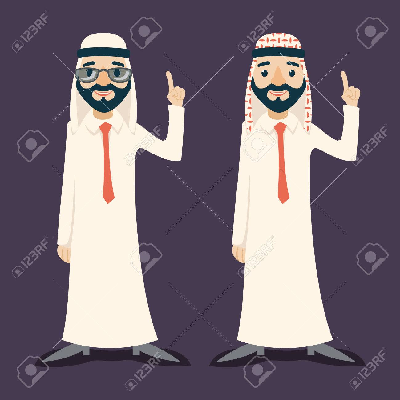 finger pointing up businessman sale presentation cartoon character