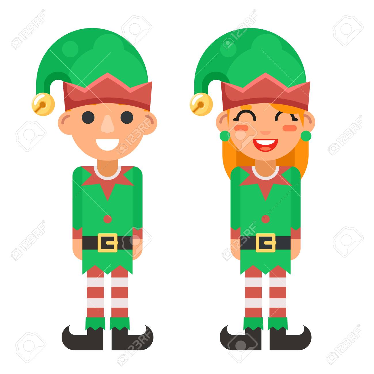boy and girl elf
