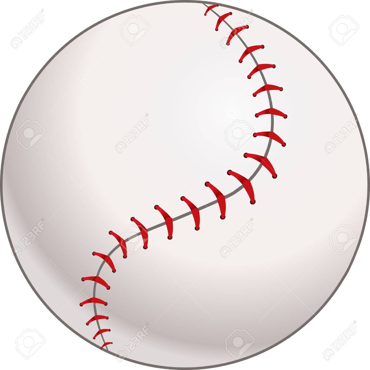 野球ボールのイラスト素材 ベクタ Image