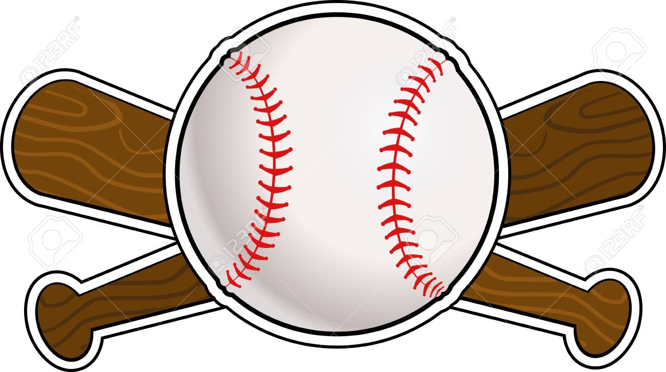 Baseball Ball And Bat Royalty Free SVG, Cliparts, Vectors, and Stock  Illustration. Image 50615976., image size:1300x726
