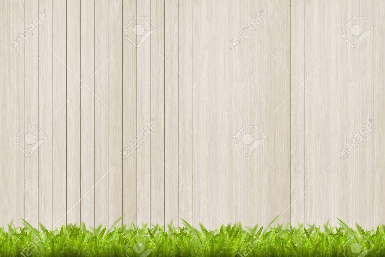 Wood Texture And Green Grass Background Stock Photo Picture And Royalty Free Image Image