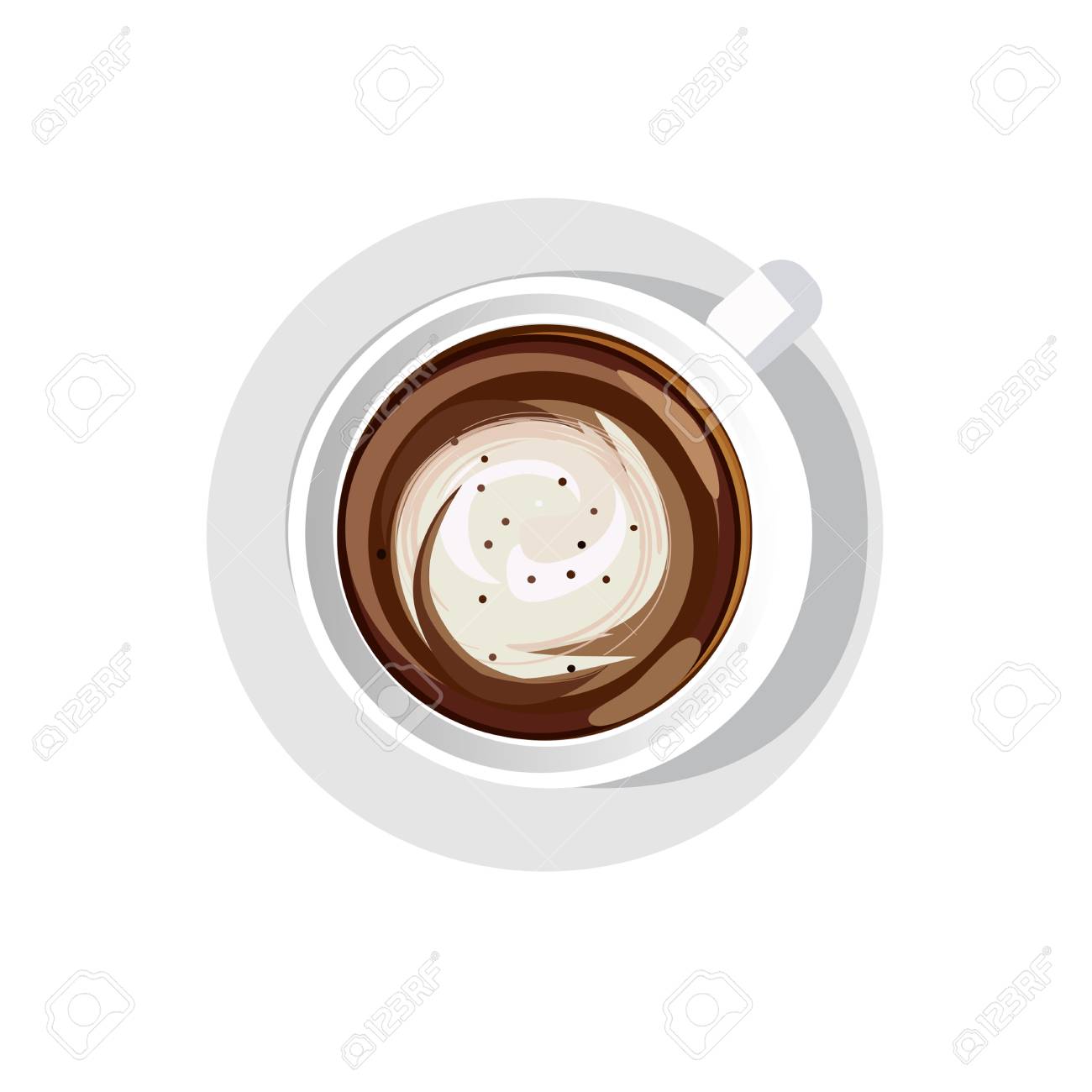 カップ ホット ココア アイコン ベクトル イラストレーターのイラスト素材 ベクタ Image