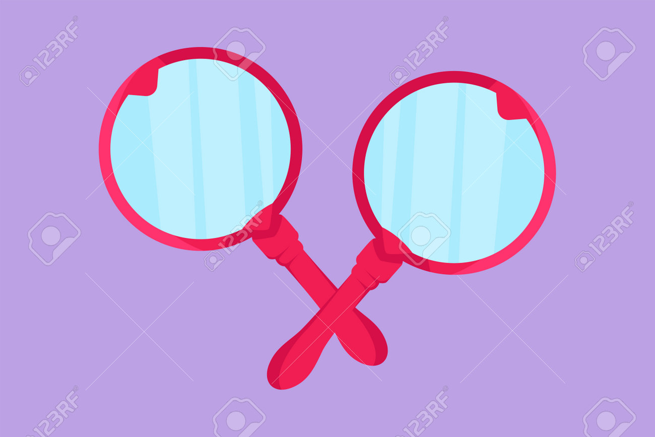 Character Flat Drawing Stylized Simple Mirror With Handle For Make Up. Hand  Mirror Template, Logo, Symbol. Blank Handheld Makeup Mirrors. Female Beauty  Accessories. Cartoon Design Vector Illustration Royalty Free SVG, Cliparts,  Vectors,, image size:1300x867
