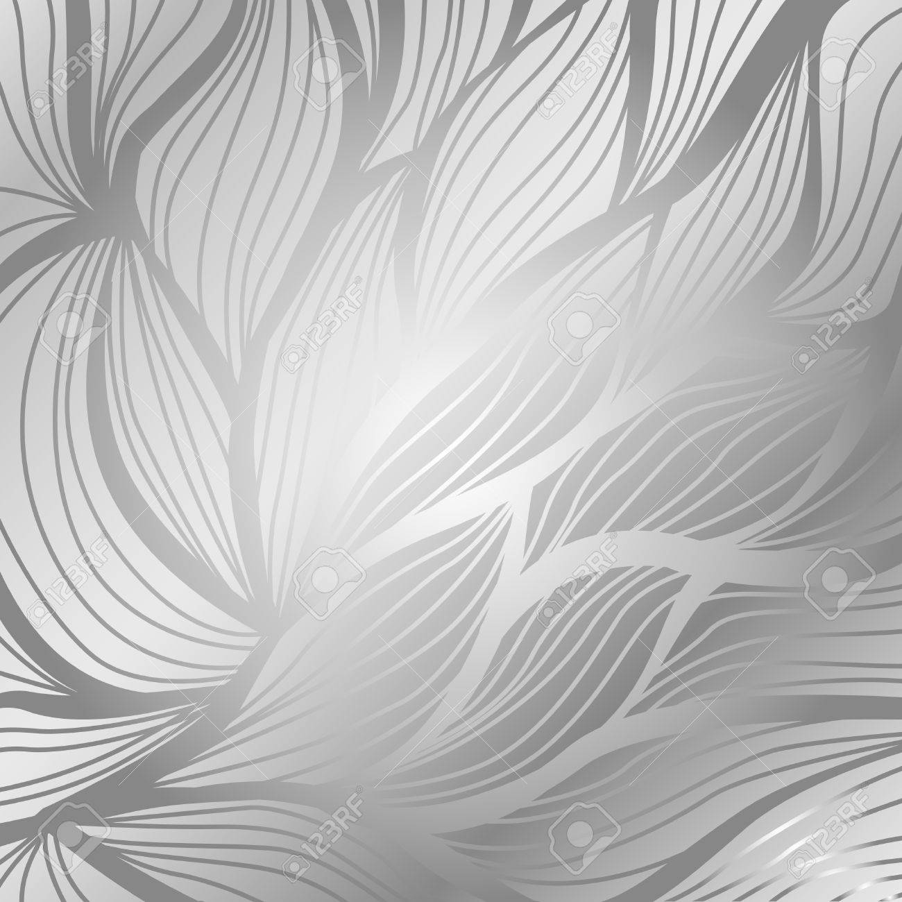 Luxury silver vintage floral vector abstract background - 52220129 Luxury silver vintage floral vector abstract background - 52220129